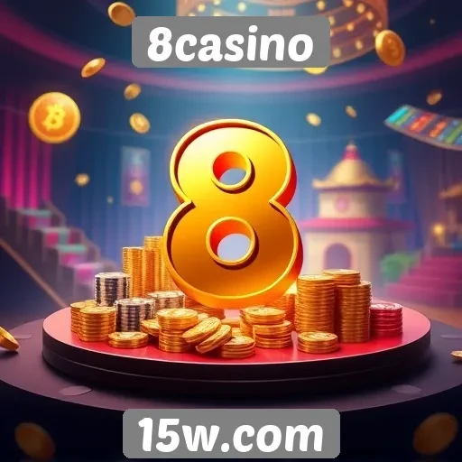Variedade de jogos disponíveis no 8casino